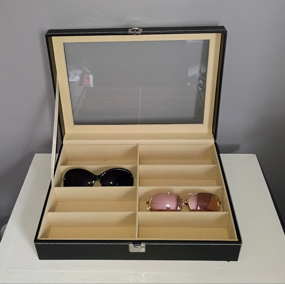 8 Slot Sunglasses Glasses Case Organizer - Picture 9 of 9